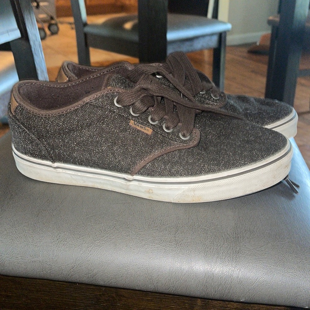 Brown Tweed Vans